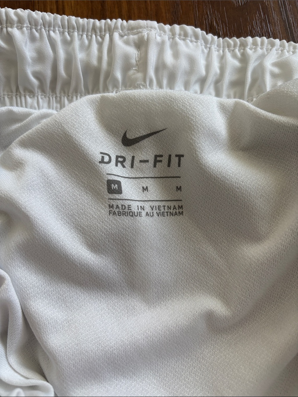 Nike White Women's Athletic Running Shorts - Picture 3 of 3